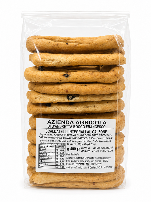 Scaldatelli integrali al Calzone 400 gr.