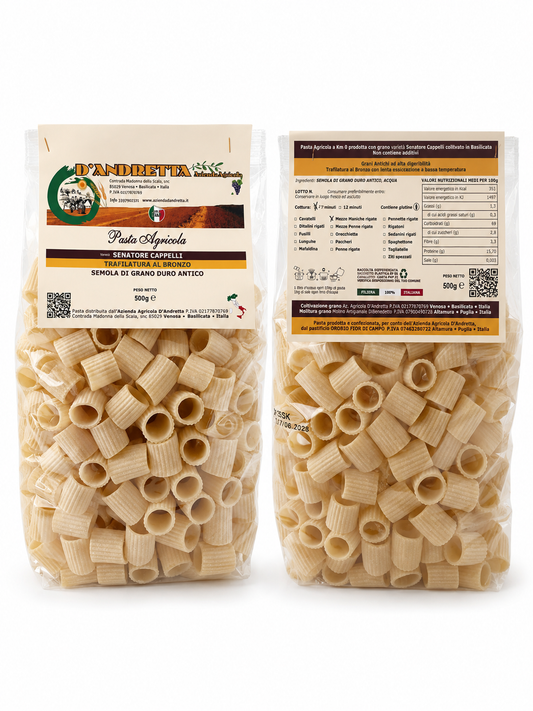 Mezze Maniche Rigate di Grano Duro Senatore Cappelli