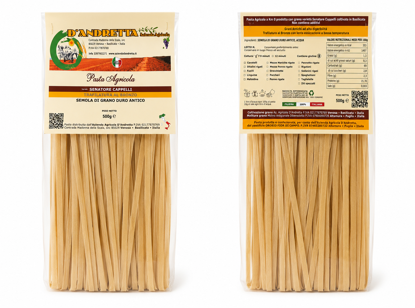 Tagliatelle di Grano Duro Senatore Cappelli